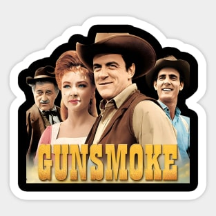 Vintage Movie 60s Retro Western Vibe Sticker
